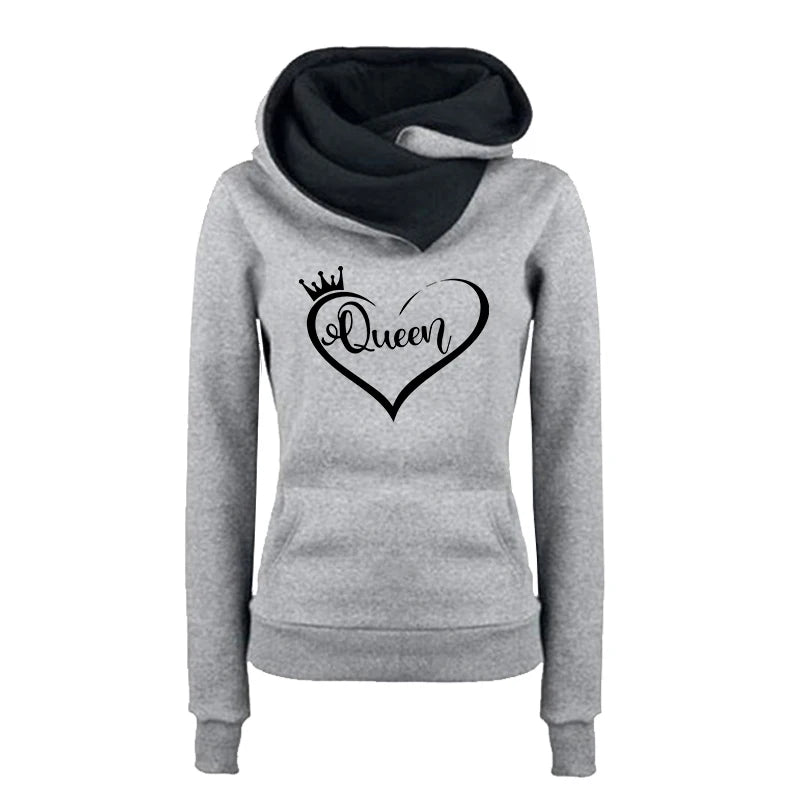 Women’s Hooded Tracksuit Set – Casual Long Sleeve Top & Jogger Pants Outfit