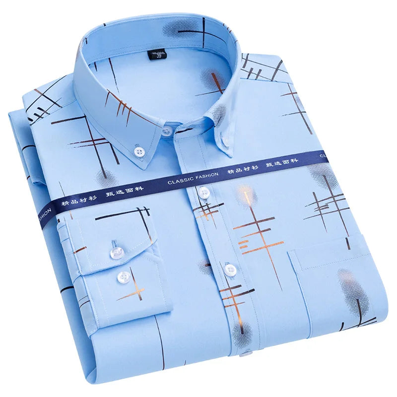 Men’s Non-Iron Wrinkle-Free Dress Shirt