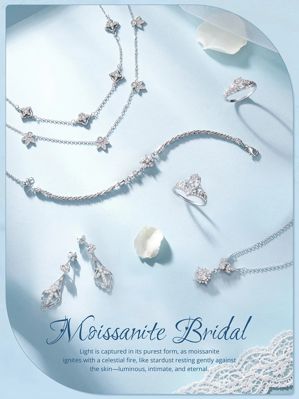 Silver Bracelets Natural Pearl Starlight Bracelet Adjustable Wrist Link Chain with GRA for Women