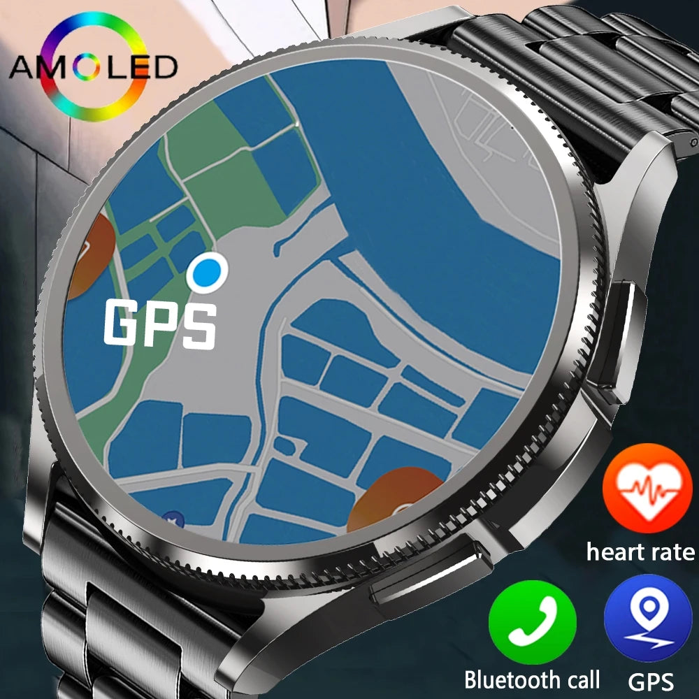 Watch 6 Classic Smartwatch Men GPS Outdoor Sports Health Heart Rate Monitor Waterproof Bluetooth Call Smart Watch 2025 New