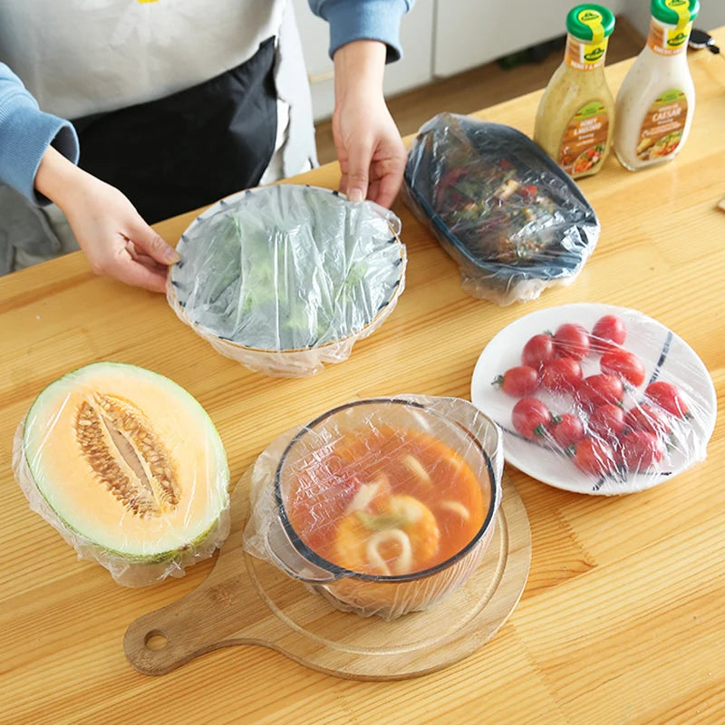 Reusable Elastic Food Covers – Stretchable Bowl and Plate Lids (Set of 6)”