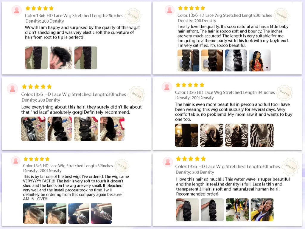 40 30 Inch 13x4 Body Wave Lace Front Human Hair Wigs For Black Women Pre Plucked Loose Wave 13x6 HD Lace Frontal Wig 180% 1