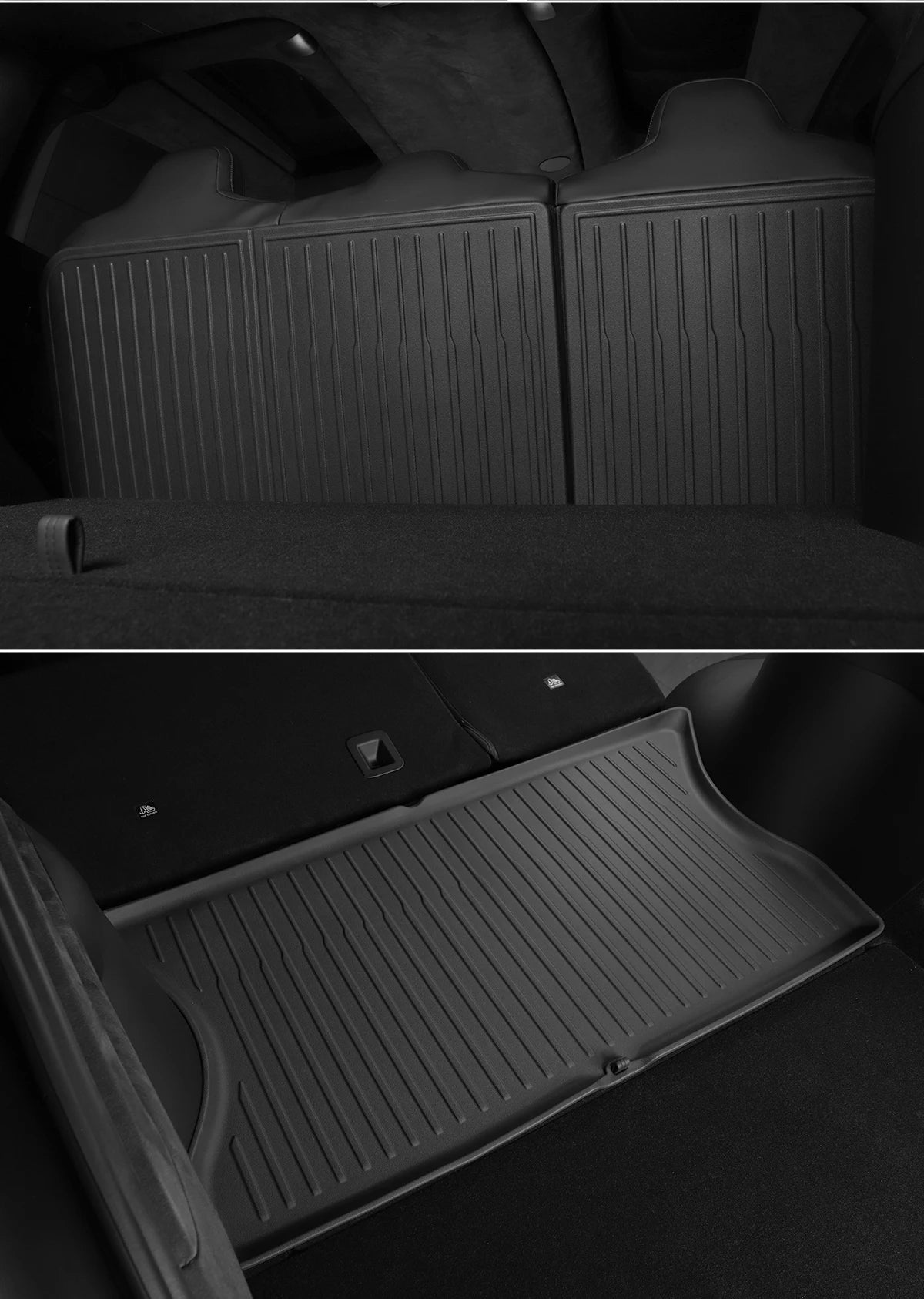 for Tesla Model X 2022-2025 Car Floor Mats TPE Waterproof Wear-resistant Foot Pads Car Accessories Front And Rear Trunk Mat