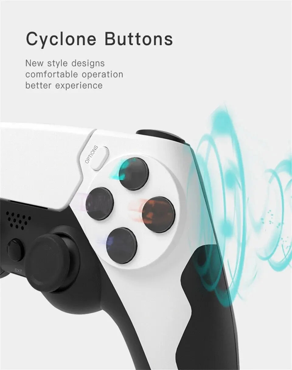 Wireless Gamepad with Six Axis Gyroscope Game Controller For PS4 PS3 Console Wins 7 8 10 Dual Vibration PC