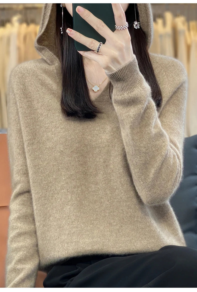 Women’s Loose Knit Sweater – Soft Heavyweight Pullover