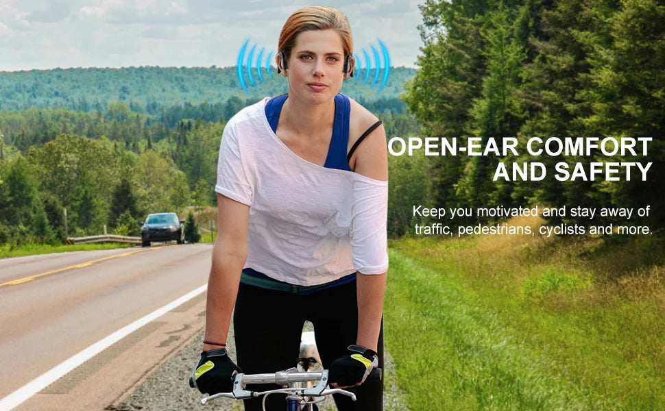 run for shokz Bone Conduction Headphones Bluetooth Open Ear Earphones Wireless On Ear Headphones Sport Wireless Headset for Run