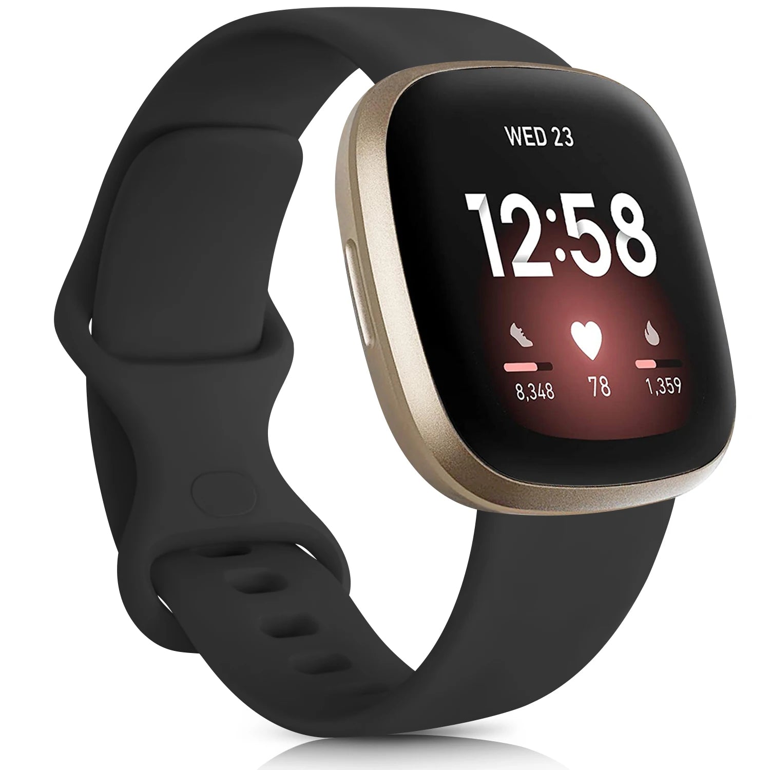 Smartwatch Strap for Fitbit Versa 3 Versa 4 Band Watchband Soft Bracelet Replacement for Fitbit Sense Sense 2 Strap Wristband
