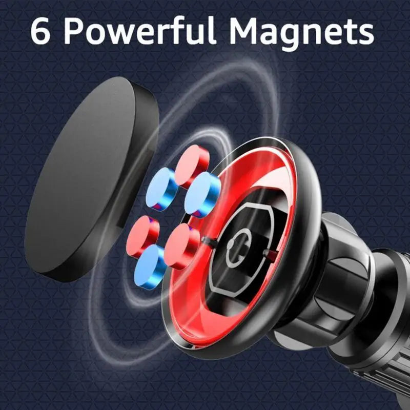 Magnetic Car Phone Mount For Phone Holder Car Air Vent Stand Magnet Car Air Vent Clip Cellphone Mount