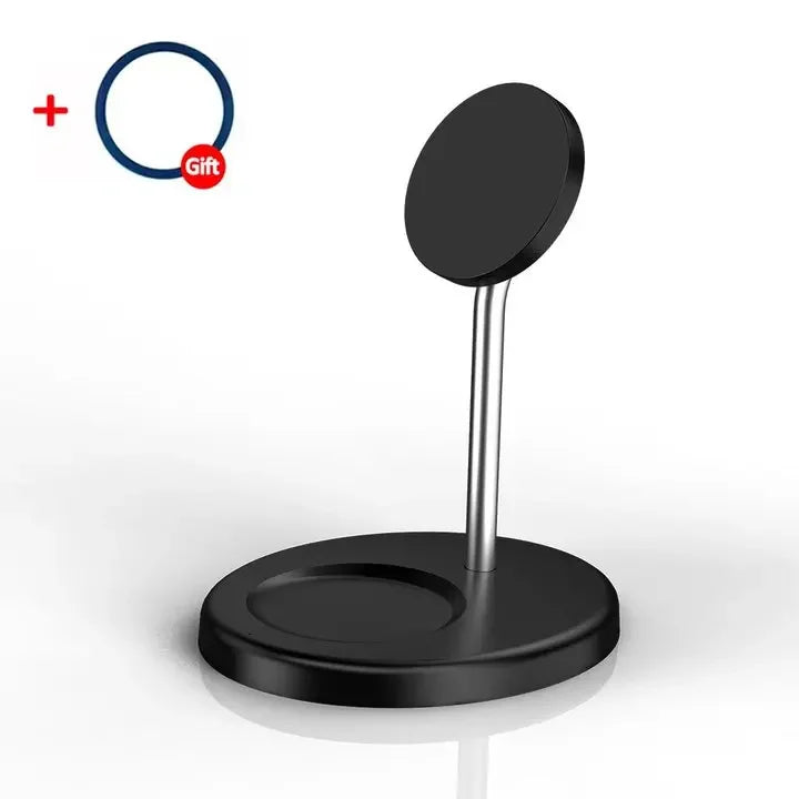 Upgraded 30W Magnetic 2 in 1 Wireless Charger Stand For iPhone 15 14 13 12 Pro Max AirPod Pro Fast Phone Charging Station Holder