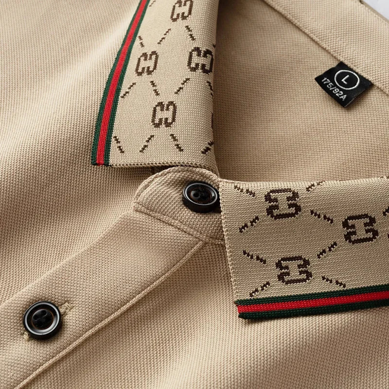 Men’s Embroidered Long Sleeve Dress Shirt