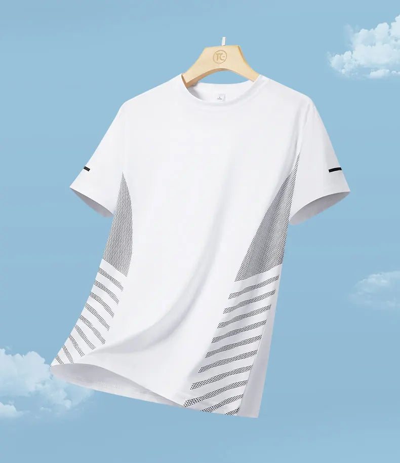 Men’s Quick Dry Running T-Shirt Breathable Lightweight Gym Workout Shirt
