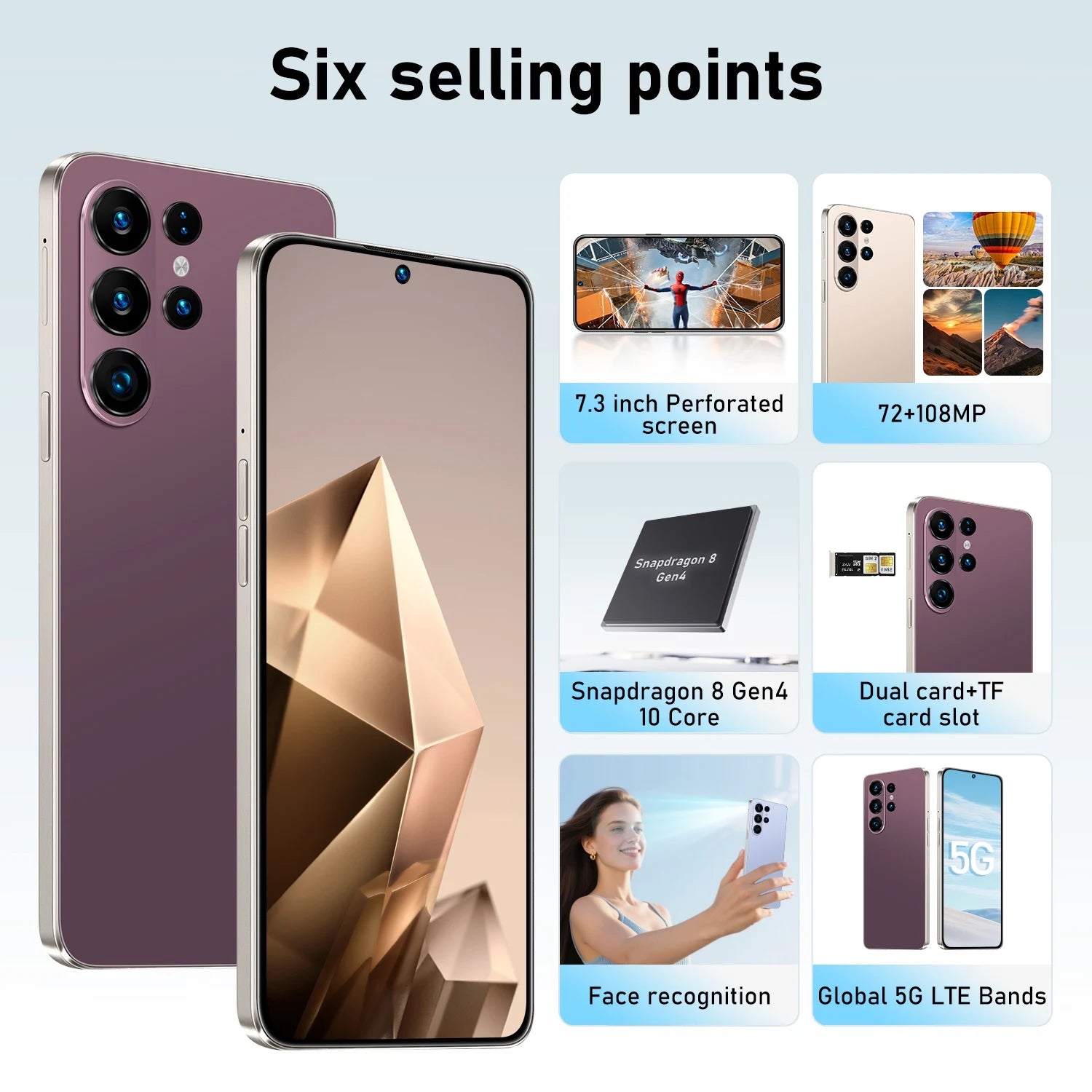 2026 HOT Silicone Case For S28 Ultra NEW 7.3 Inch Smartphone Shockproof Cover Moblie Phones Cases Accessories High Quality