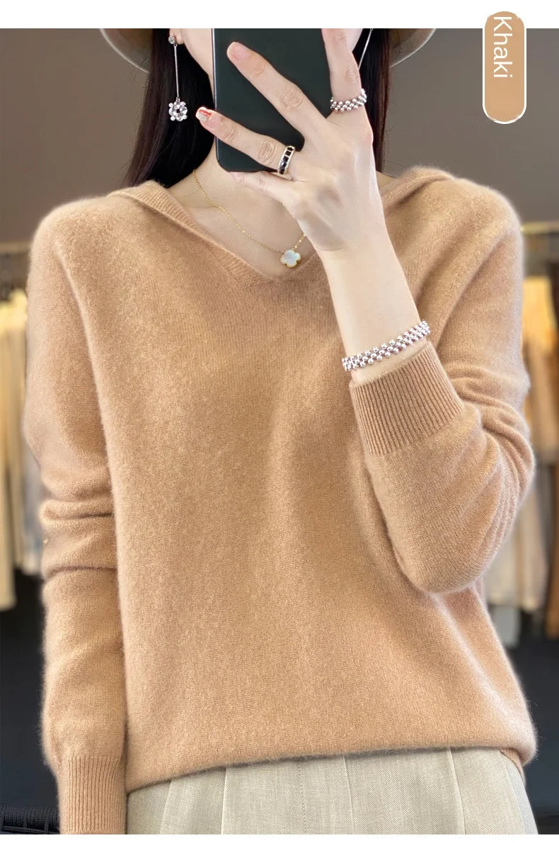 Women’s Loose Knit Sweater – Soft Heavyweight Pullover