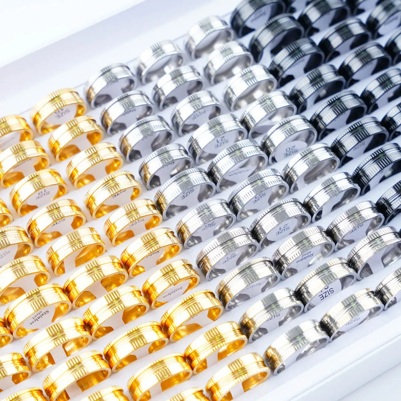 Stainless Steel Wedding and Engagement Band – Unisex Design