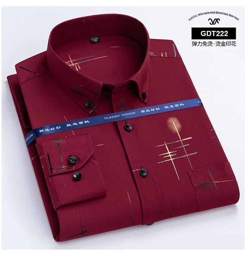 Men’s Non-Iron Wrinkle-Free Dress Shirt