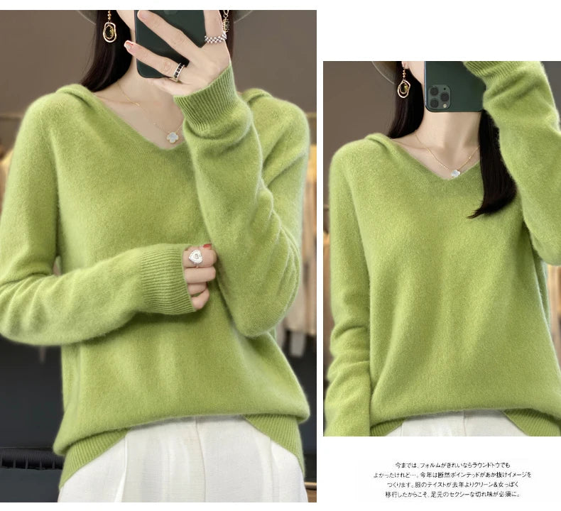 Women’s Loose Knit Sweater – Soft Heavyweight Pullover
