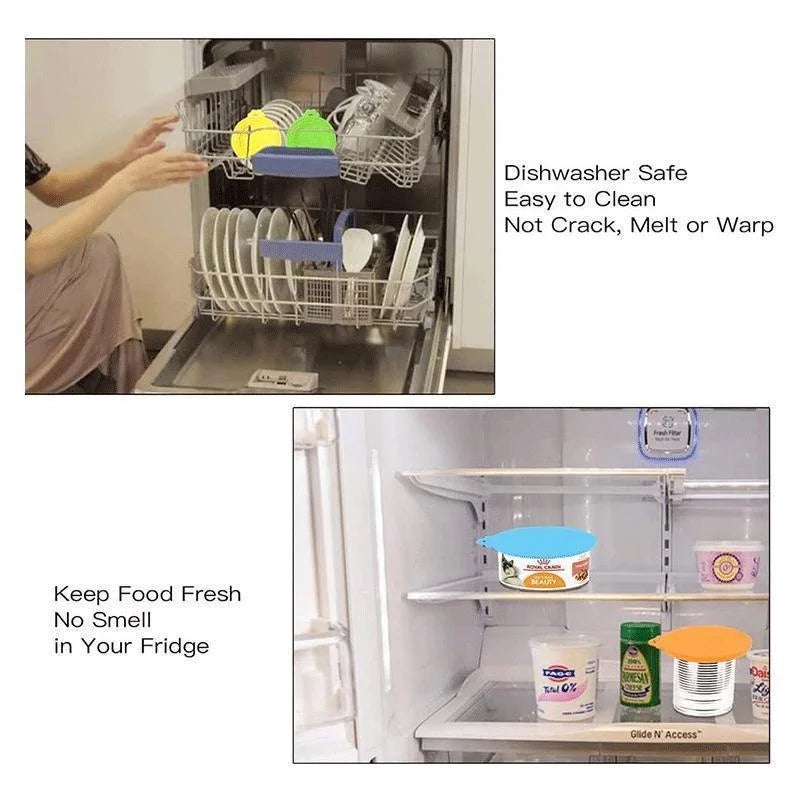 Reusable Silicone Pet Food Can Covers – Airtight Lids for Dog & Cat Cans (3 Sizes)”