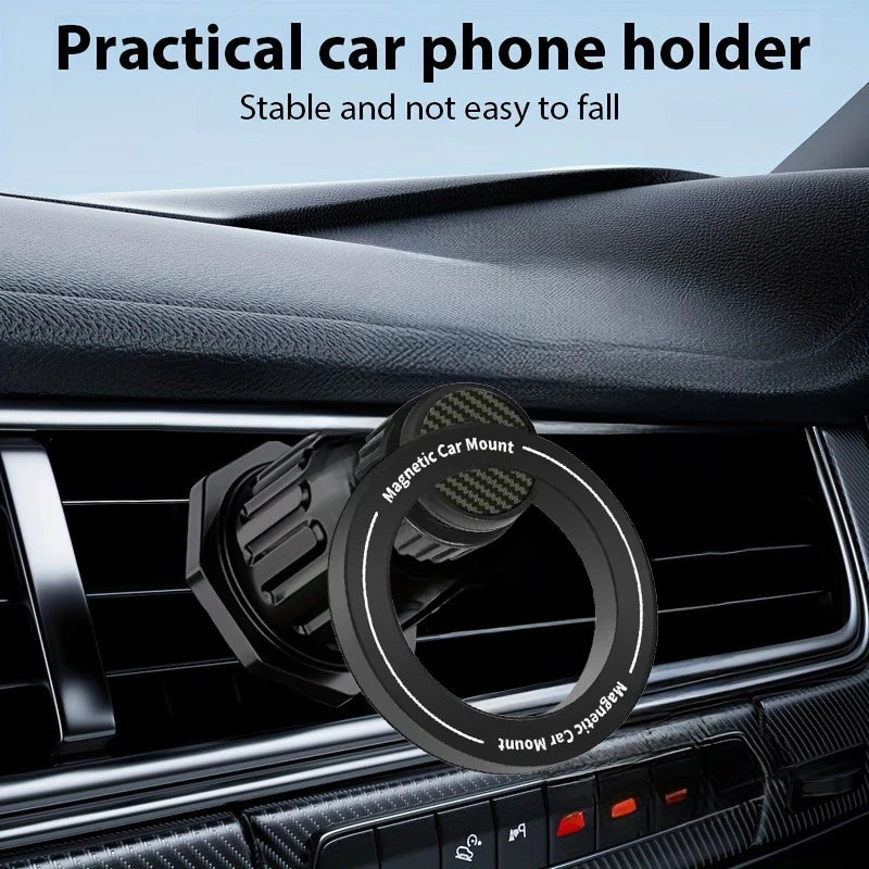 Magnetic Car Phone Mount For Air Vent Universal Adjustable Rotating Smartphone Holder Vehicle Bracket Interior Accessories