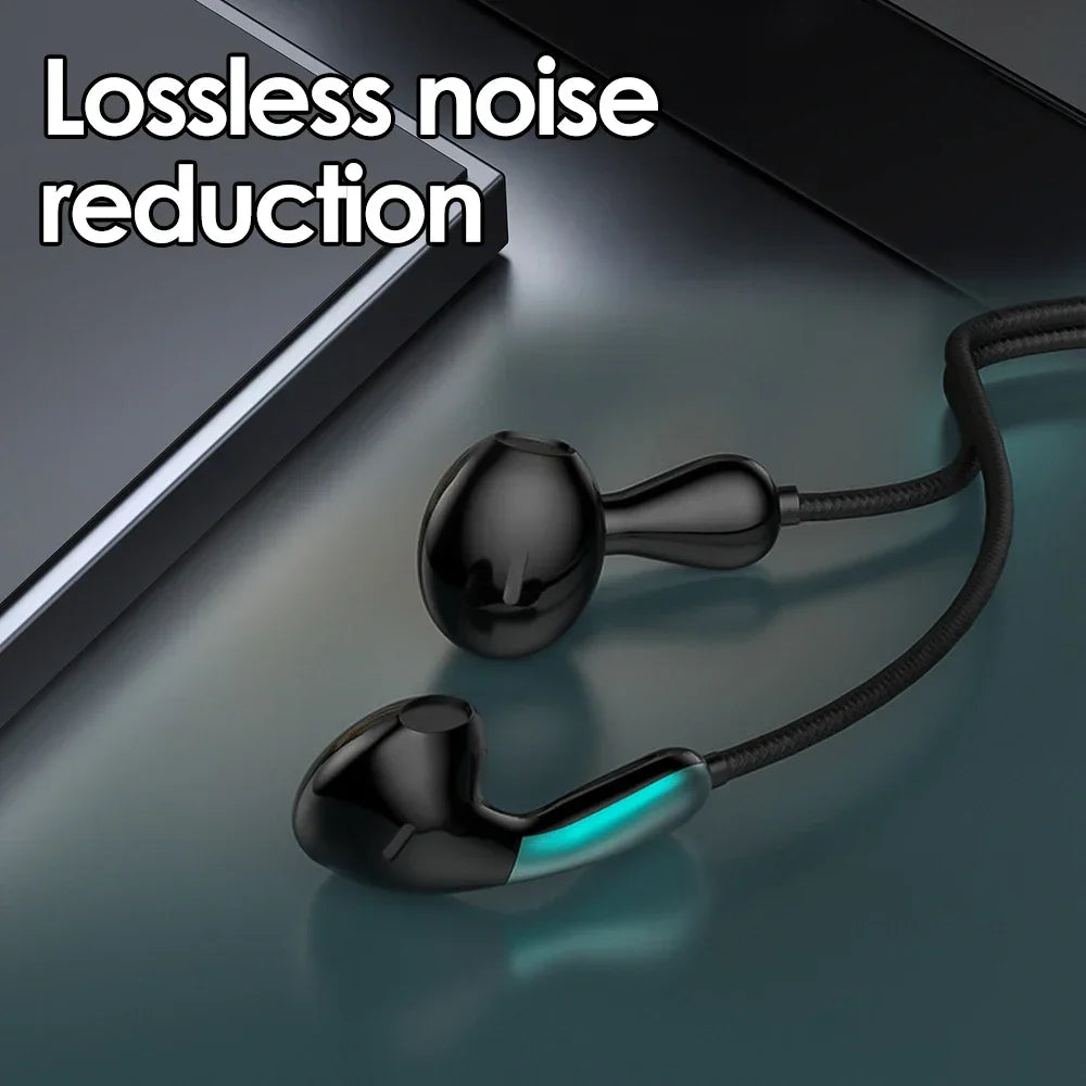Type C Headset Stereo Music Wired Headphones With MIC For Samsung Xiaomi Android Phones Tablet Universal USB C Earphones
