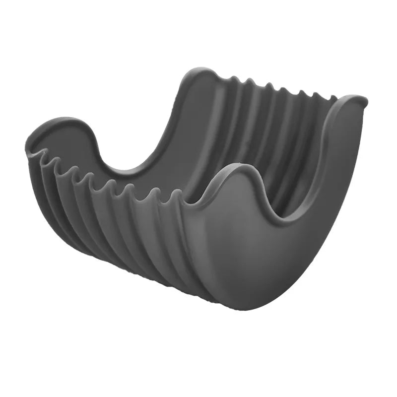 Reusable Burger Holder Silicone Shelf Hamburger Tools Fixed Rack Holder Storage Kitchen Organizer Box Kitchen Accessories