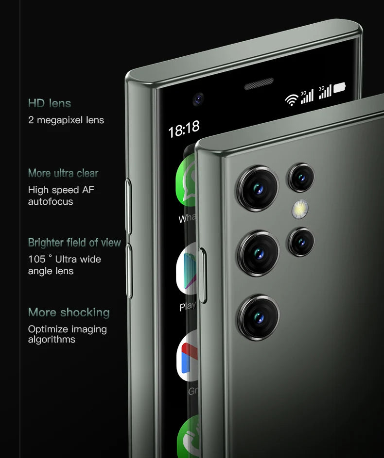 Mini Smartphones Android 8.1 Dual SIM 3.0'' HD 1000mAh Battery WIFI Bluetooth 3G Small Mobile Phone