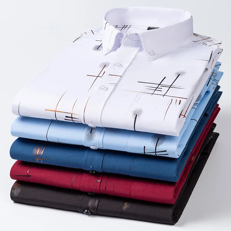 Men’s Non-Iron Wrinkle-Free Dress Shirt