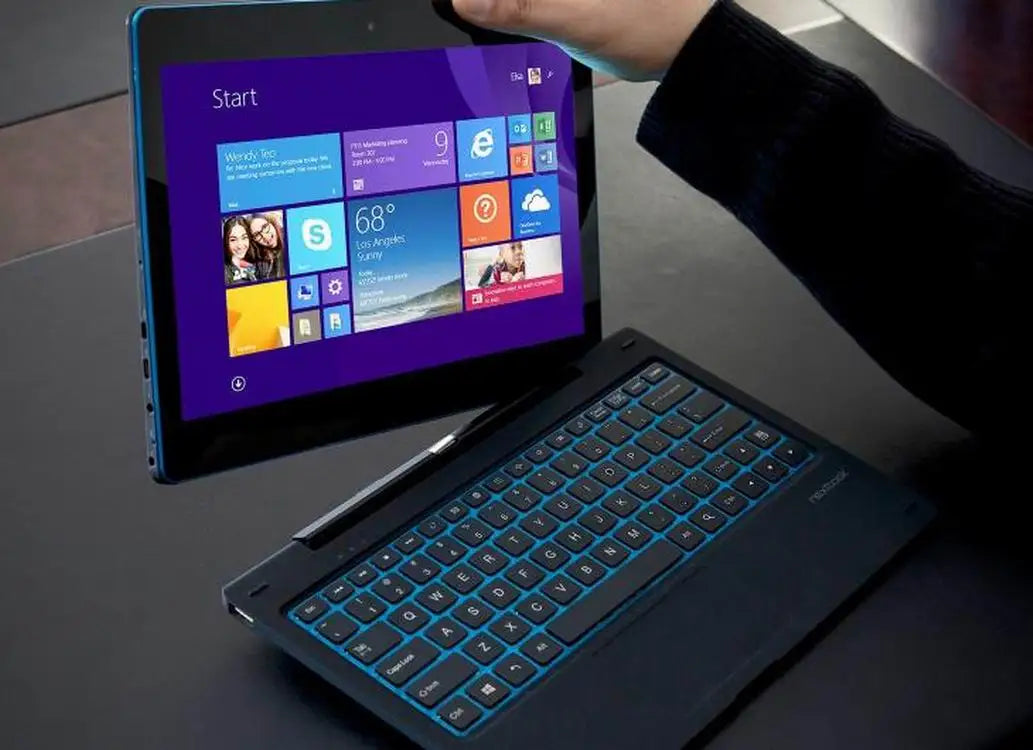11.6'' Windows 10 Tablet PC 2GBDDR+64GB 2in1 With Docking Keyboard Z3735G CPU 1366*768 IPS Screen Quad Core G12 Dual Camera