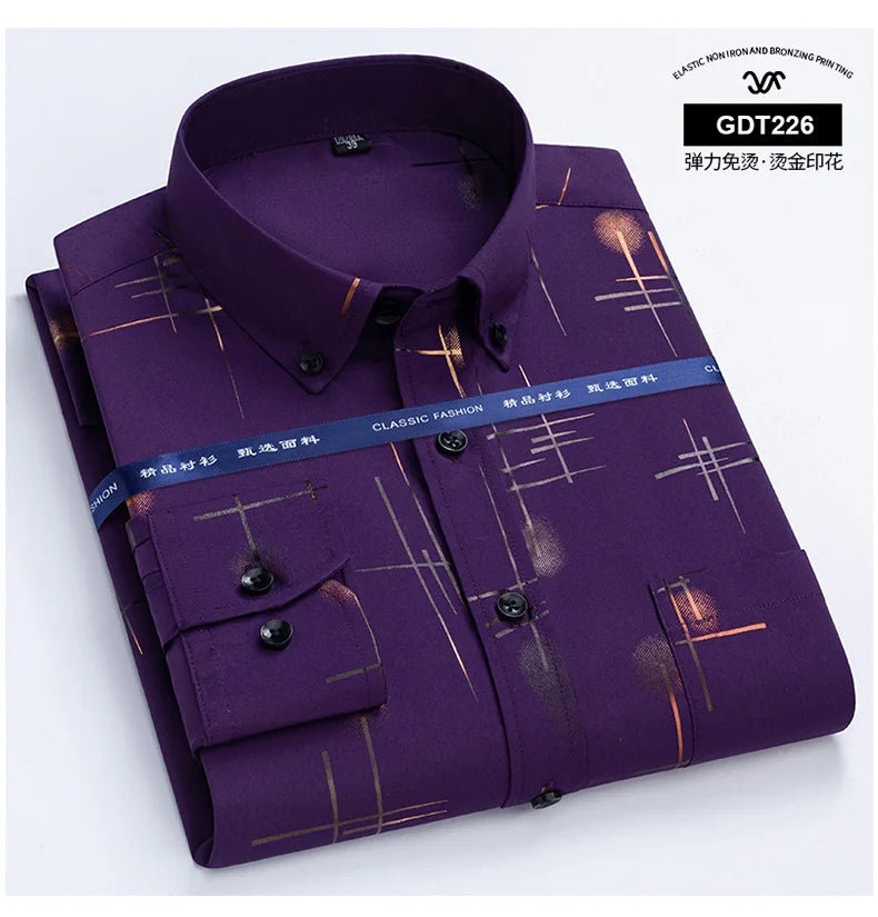 Men’s Non-Iron Wrinkle-Free Dress Shirt