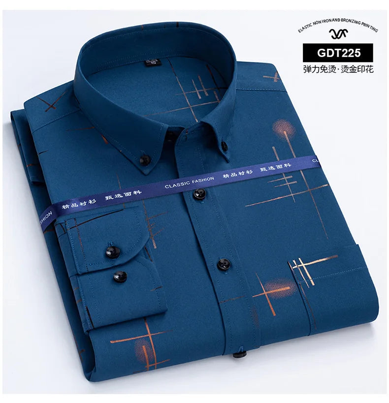 Men’s Non-Iron Wrinkle-Free Dress Shirt