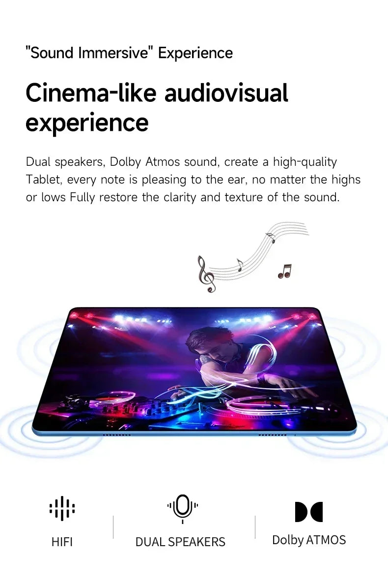 2026NEW Pad Air Pro Ultra Latest Global First Tablet mi Android 15 Snapdragon 8Gen3 11 inch Soft Light Screen WiFi GPS WPS 5G PC