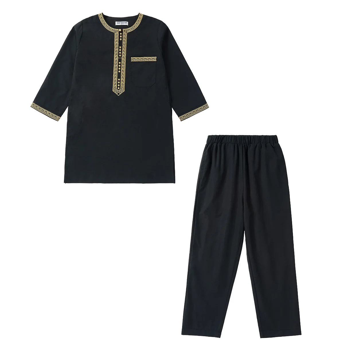 Boys Islamic Thobe – Kids Long Sleeve Traditional Robe