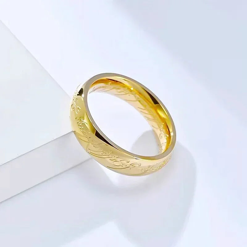 Titanium Steel Unisex Ring – Wedding, Engagement, or Party Jewelry