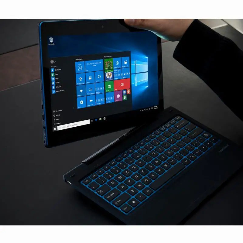 11.6'' Windows 10 Tablet PC 2GBDDR+64GB 2in1 With Docking Keyboard Z3735G CPU 1366*768 IPS Screen Quad Core G12 Dual Camera