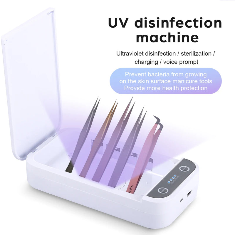 Portable UV Light Sanitizer Box | Multi-Purpose UVC Disinfection Case for Home and Travel