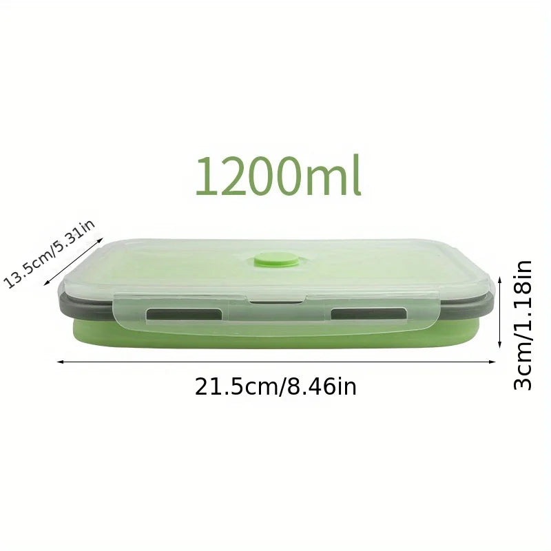 Collapsible Silicone Food Storage Containers (Set of 3 or 4)