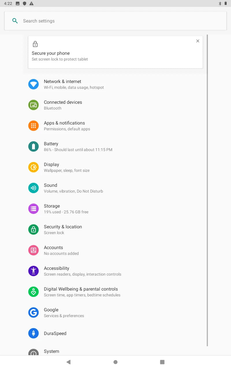 Android 9.0 LTE 7-Inch Tablet with Dual Camera