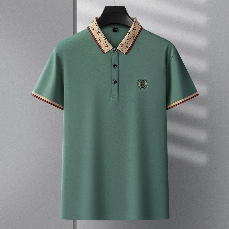 Men’s Embroidered Long Sleeve Dress Shirt