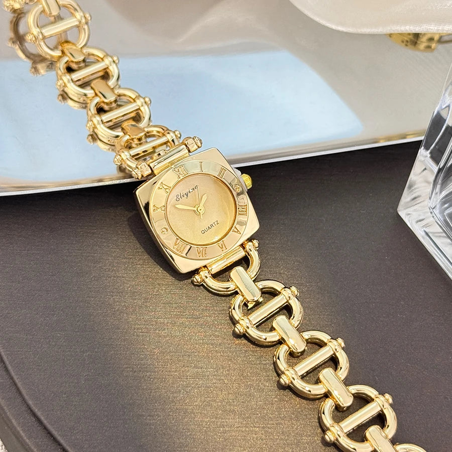 Women’s Luxury Crystal Bracelet Watch Set