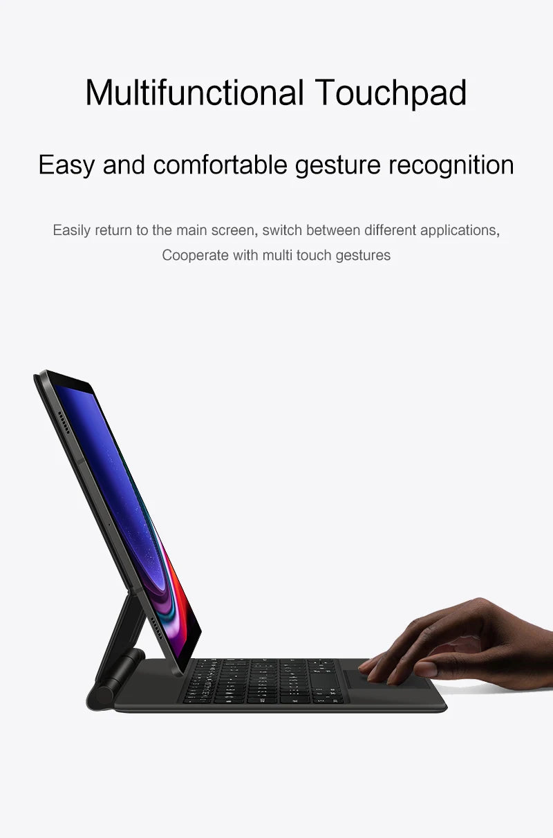 Book Cover Keyboard For Samsung Galaxy Tab S9 FE 10.9" S9 S8 S7 11 inch S10+ S9+ S8+ 12.4 Magic Magnetic Case Backlight TouchPad