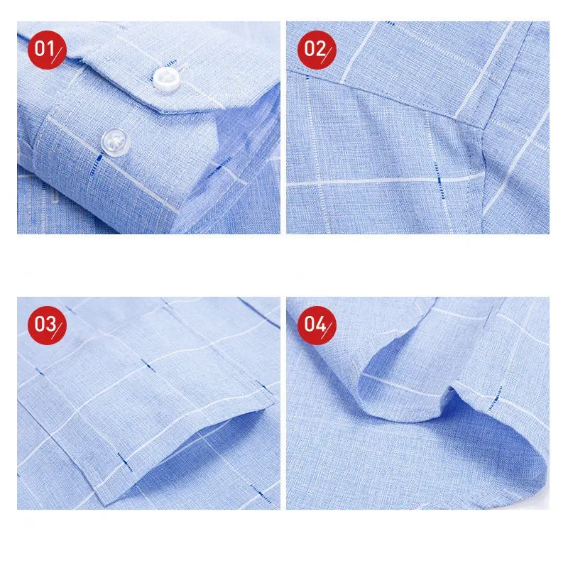 Men's Printed Shirt Spring Long Sleeve Casual Daily Thin Soft Comfortable Business Slim Fit Button Down Dress  Shirts