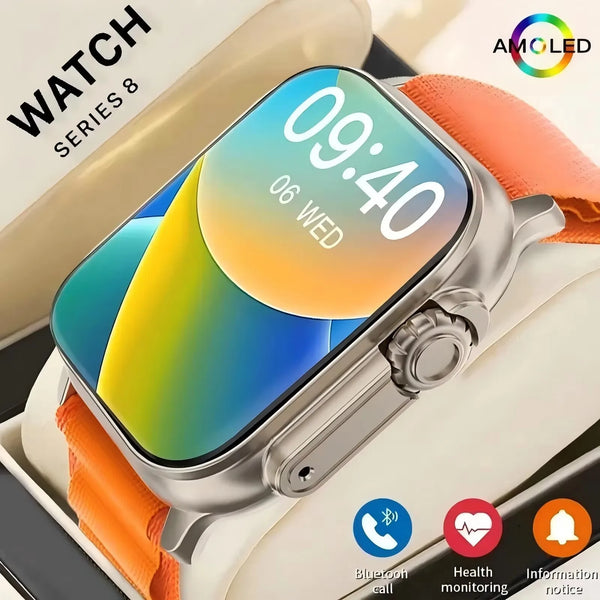 Discover the Smart Watch Pro – a Bluetooth 5.0 smartwatch with heart rate and fitness tracking, full HD touchscreen, and 12-hour battery life. Compatible with Android and iOS.