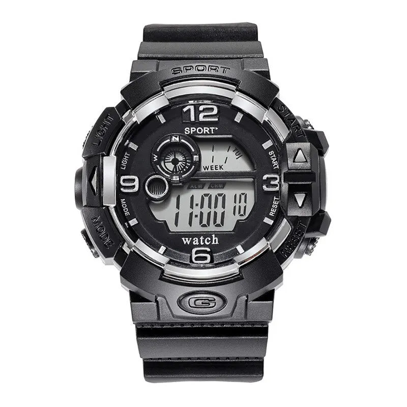 Men’s Digital Sports Watch with LED Display