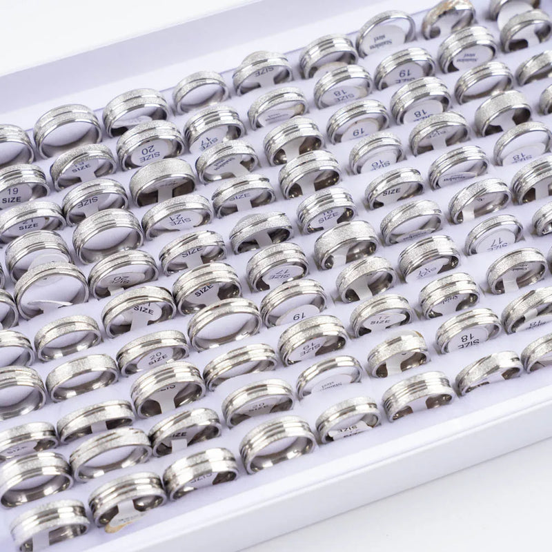 Stainless Steel Wedding and Engagement Band – Unisex Design