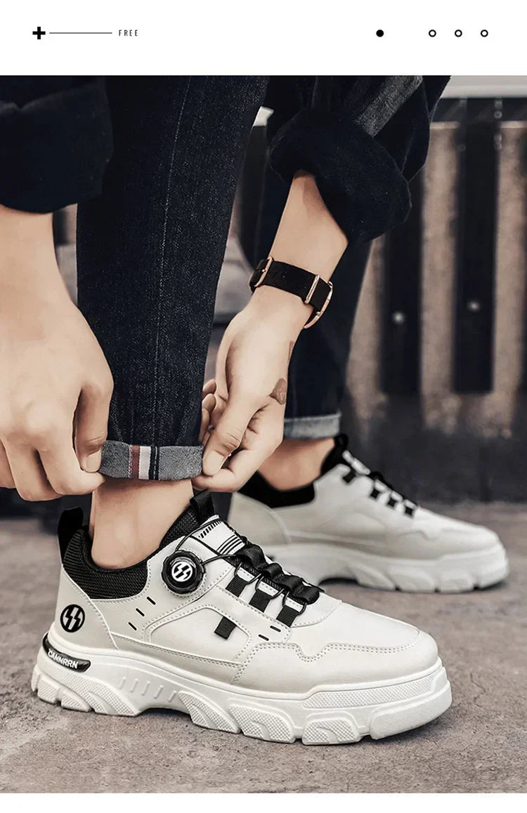 Men’s Breathable Height-Increasing Outdoor Sneakers