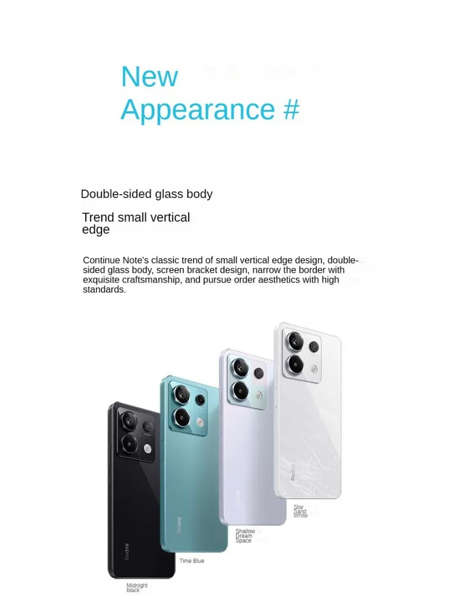Redmi Note 13 pro 2026 Global Edition Smartphone 200MP Camera 67W Fast Charging Latest Model