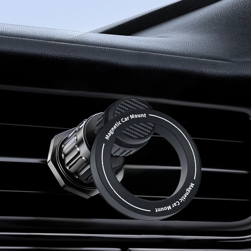 Magnetic Car Phone Mount For Air Vent Universal Adjustable Rotating Smartphone Holder Vehicle Bracket Interior Accessories