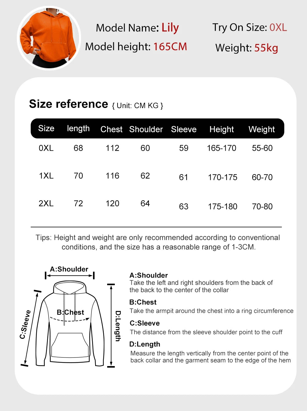 Women’s Plus Size Fleece Hoodie – Casual Pullover Sweatshirt