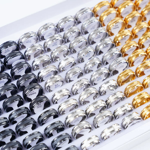 Stainless Steel Wedding and Engagement Band – Unisex Design