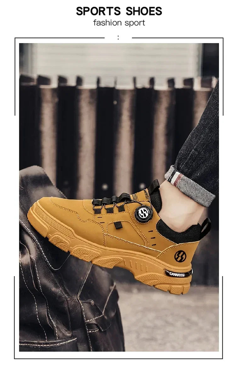 Men’s Breathable Height-Increasing Outdoor Sneakers
