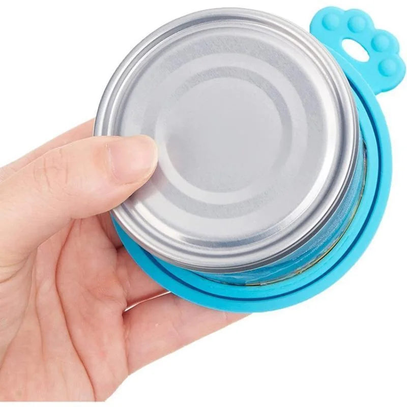 Reusable Silicone Pet Food Can Covers – Airtight Lids for Dog & Cat Cans (3 Sizes)”